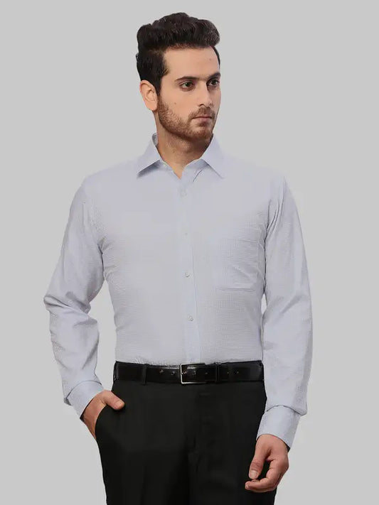 Men Slim Fit Blue Shirt