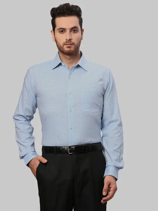 Men Slim Fit Grey Shirt