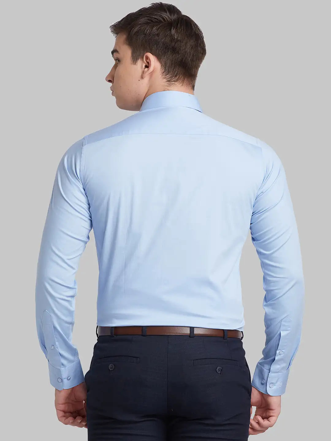 Men Red Slim Fit   Cotton   Shirts