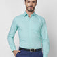 Raymond Men Blue Structure Slim Fit Cotton Shirt