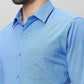Raymond Men Blue Structure Slim Fit Cotton Shirt