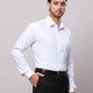 Raymond Men Orange Slim Fit Checks Cotton Shirts