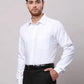 Raymond Men Orange Slim Fit Checks Cotton Shirts