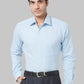 Raymond Men Blue Structure Slim Fit Cotton Shirt