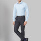 Raymond Men Blue Structure Slim Fit Cotton Shirt