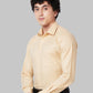 Raymond Men Blue Slim Fit Structure Cotton Shirts