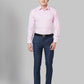 Raymond Men Green Structure Slim Fit Cotton Blend Shirt