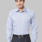 Men Orange Slim Fit Structure Cotton Shirts