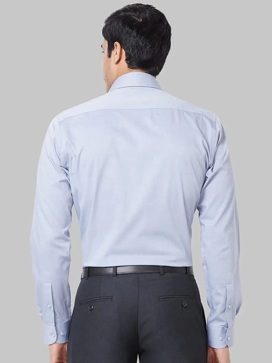 Men Orange Slim Fit Structure Cotton Shirts