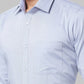 Men Orange Slim Fit Structure Cotton Shirts