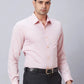 Men Petrol Slim Fit Structure Cotton Shirts