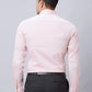 Men Petrol Slim Fit Structure Cotton Shirts