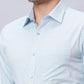 Men Violet Slim Fit Structure Cotton Shirts