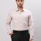Raymond Men Violet Slim Fit Structure Cotton Shirts