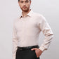 Raymond Men Violet Slim Fit Structure Cotton Shirts