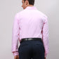 Raymond Men Yellow Slim Fit Self Design Cotton Full Sleeve Cut Away Shirt
