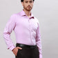 Raymond Men Blue Slim Fit Structure Cotton Shirts
