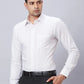 Men Green Slim Fit Structure Cotton Shirts