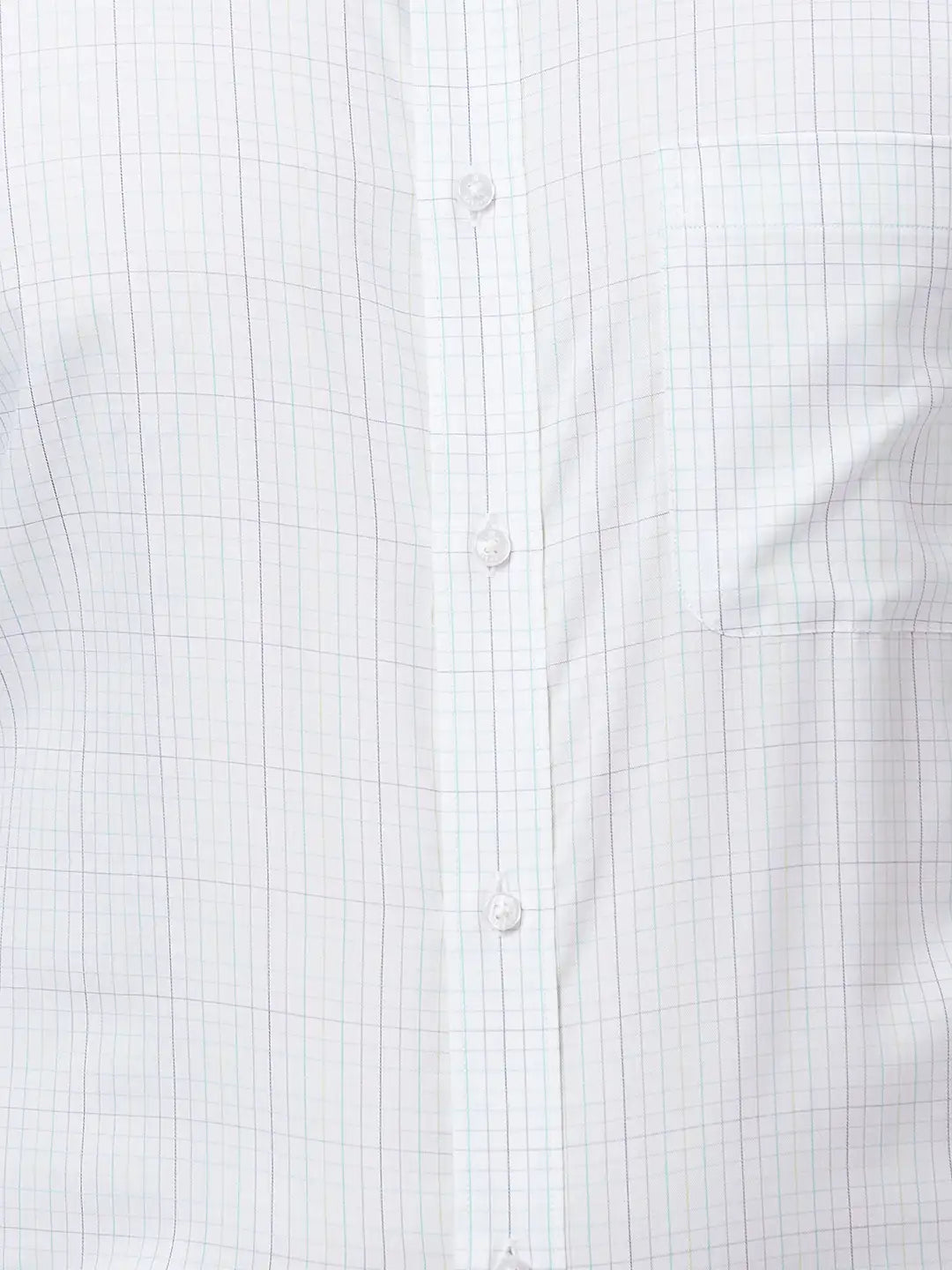 Men Blue Slim Fit Structure Cotton Shirts