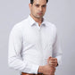 Raymond Men Violet Structure Slim Fit Cotton Shirt