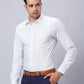 Raymond Men Violet Structure Slim Fit Cotton Shirt