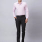 Raymond Men Red Structure Slim Fit Cotton Shirt