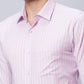 Raymond Men Red Structure Slim Fit Cotton Shirt