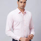 Raymond Men Violet Structure Slim Fit Cotton Shirt