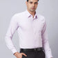 Raymond Men Red Structure Slim Fit Cotton Shirt