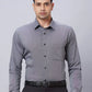 Men Red Slim Fit Structure Cotton Shirts