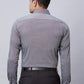 Men Red Slim Fit Structure Cotton Shirts