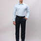 Raymond Men Red Slim Fit Structure Cotton Shirts