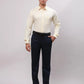 Parx Men Blue Tapered Fit Self Design Cotton Spandex Jeans