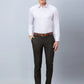 Raymond Men Red Structure Slim Fit Cotton Shirt