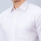 Raymond Men Red Structure Slim Fit Cotton Shirt
