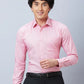 Raymond Men Green Structure Slim Fit Cotton Shirt