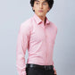 Raymond Men Green Structure Slim Fit Cotton Shirt