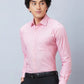 Raymond Men Green Structure Slim Fit Cotton Shirt