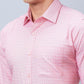 Raymond Men Green Structure Slim Fit Cotton Shirt