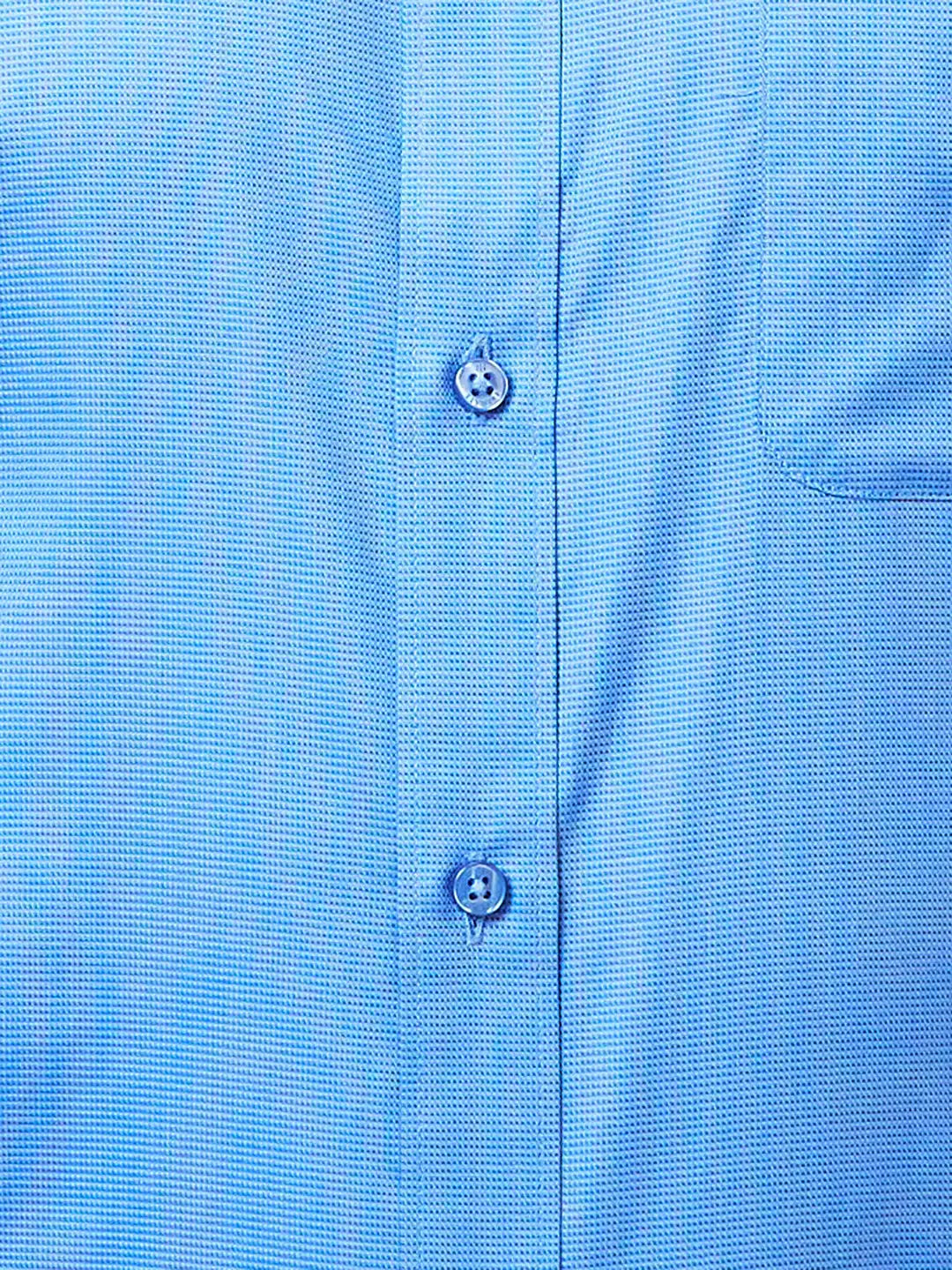 Raymond Men Petrol Structure Slim Fit Cotton Shirts