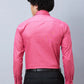 Raymond Men Violet Structure Slim Fit Cotton Shirt
