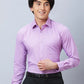 Raymond Men Blue Structure Slim Fit Cotton Shirt