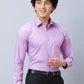 Raymond Men Blue Structure Slim Fit Cotton Shirt