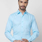 Raymond Men Red Structure Slim Fit Cotton Shirt