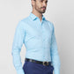 Raymond Men Red Structure Slim Fit Cotton Shirt
