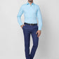 Raymond Men Red Structure Slim Fit Cotton Shirt