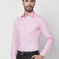 Raymond Men Violet Structure Slim Fit Cotton Shirt
