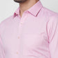 Raymond Men Violet Structure Slim Fit Cotton Shirt