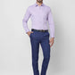 Raymond Men Blue Structure Slim Fit Cotton Shirt