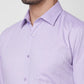 Raymond Men Blue Structure Slim Fit Cotton Shirt